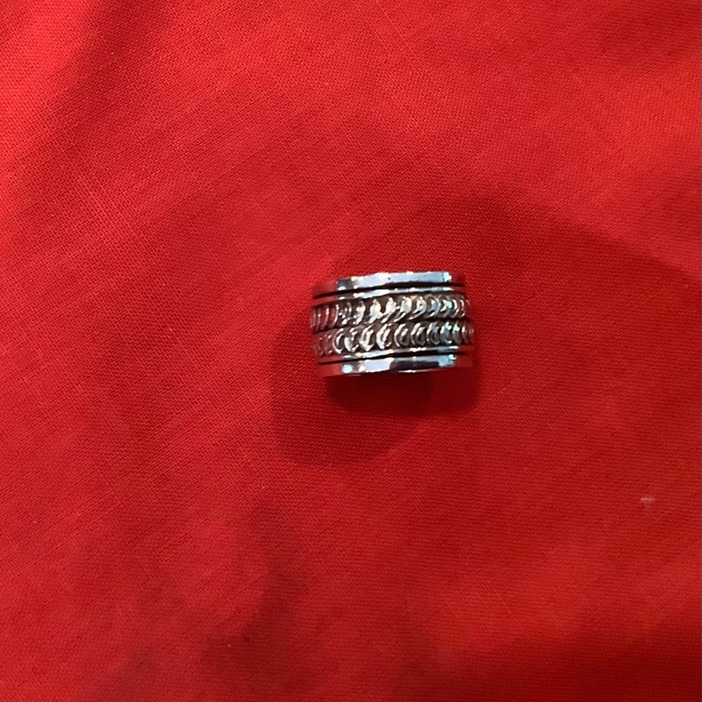925 Sterling Silver Spinner Ring - image 3